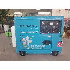 Máy phát điện Tomikama HLC-6500 công suất 5kva, chống ồn