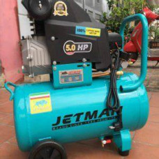 Máy nén khí 50l Jetman có dầu 2 tụ