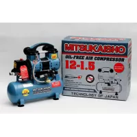 Máy Nén Khí Không Dầu Mitsukaisho 1.5HP 12L