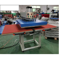 Máy ép nhiệt hai mâm khí nén khổ 60 x 80 (đẩy mâm dưới) Máy ép nhiệt hai mâm khí nén khổ 60 x 80 (đẩy mâm dưới)