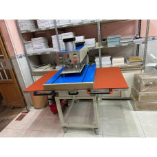 Máy ép nhiệt hai mâm khí nén khổ 60 x 80 (đẩy đầu) Máy ép nhiệt hai mâm khí nén khổ 60 x 80 (đẩy đầu)