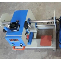 Máy ép logo khí nén hai mâm nhiệt khổ 15 x 15 Máy ép logo khí nén hai mâm nhiệt khổ 15 x 15