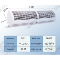 Quạt cắt gió Suzume E31 60cm Quạt cắt gió Suzume E31 60cm